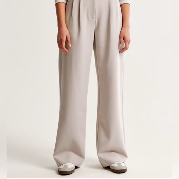Abercrombie & Fitch Sloane Tailored Wide-Leg Pants Women’s 14 Long - Picture 2 of 7